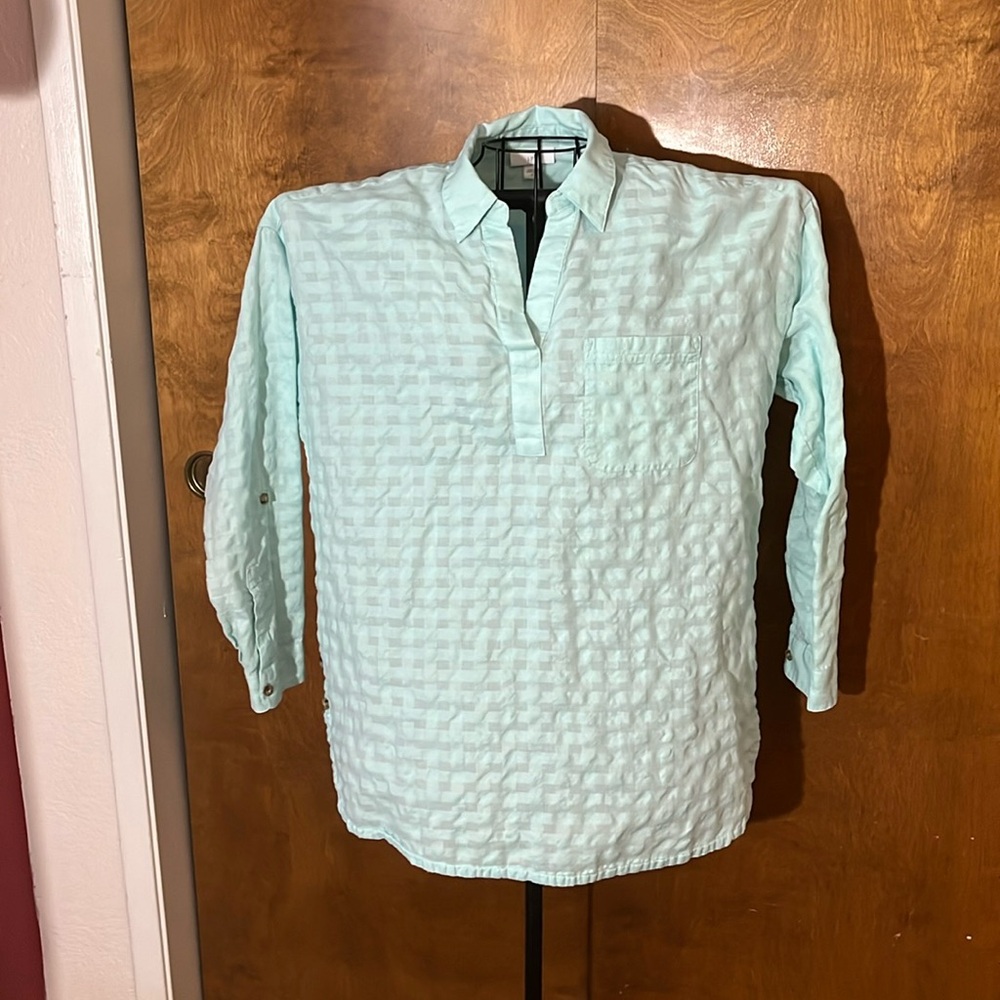 J Jill tunic light aqua